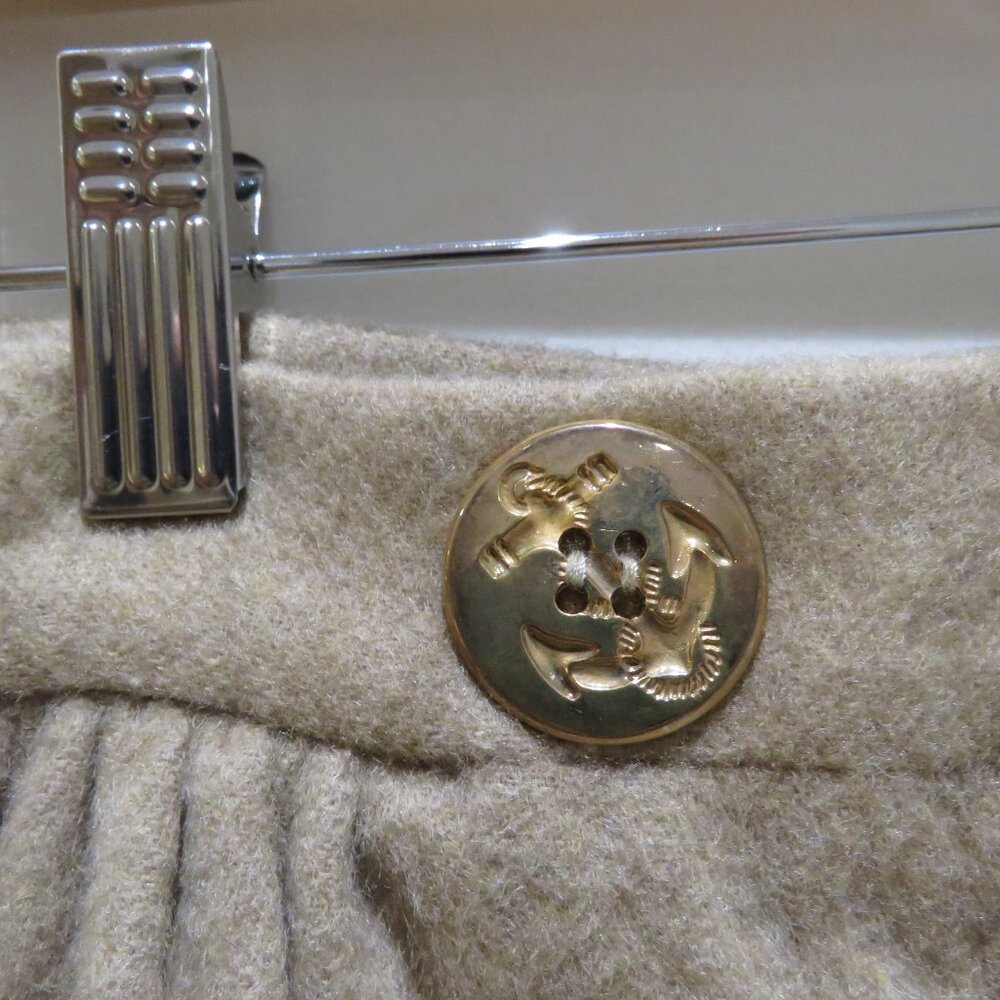 OPENING CEREMONY Cashmere Wool Blend Button Front Skirt Preppy Old Money NWT - Picture 5 of 12